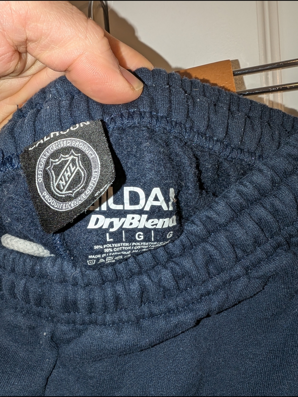 Montreal Canadiens NHL Navy Sweatpants - Picture 2 of 6
